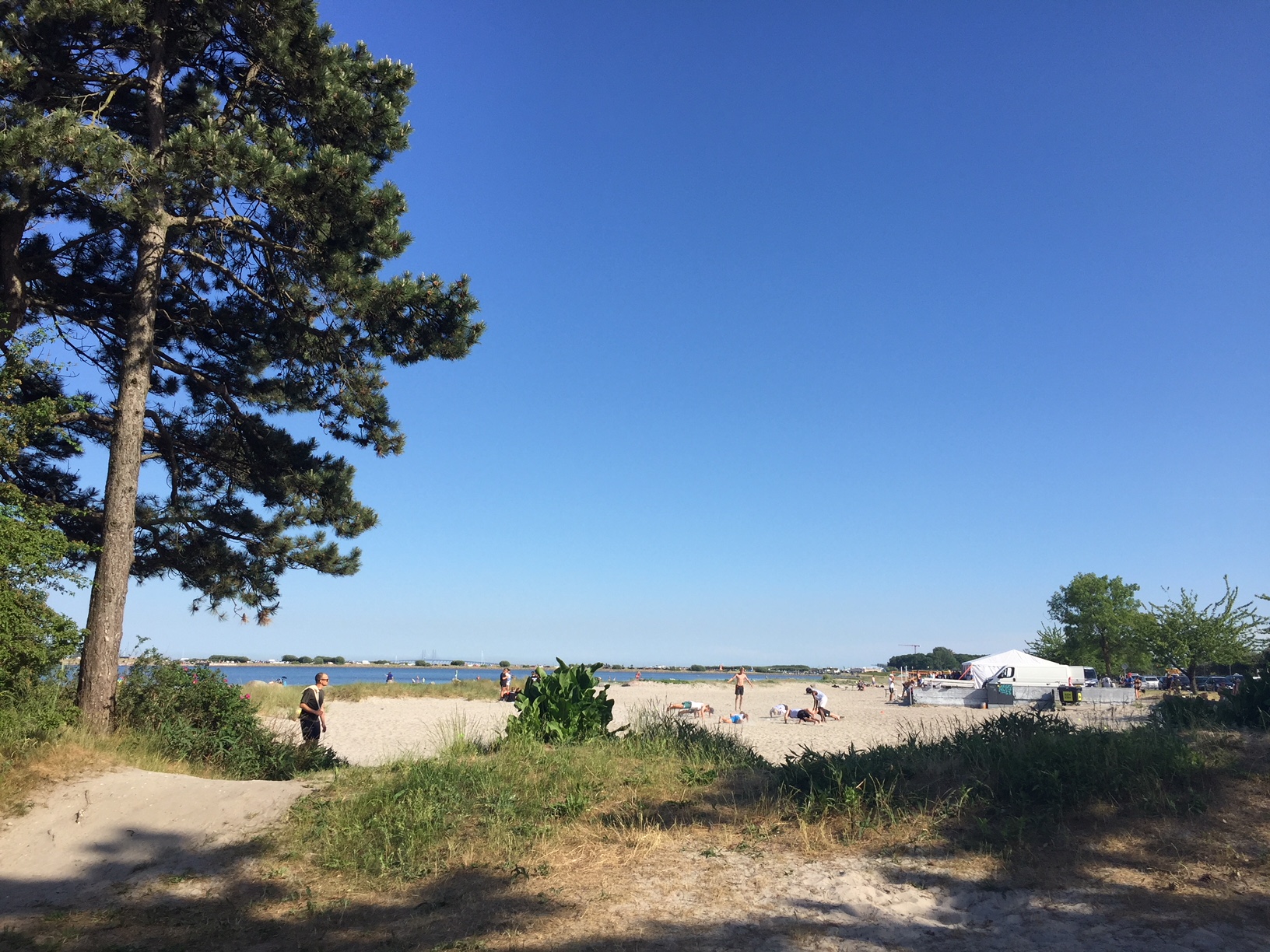 Visiting the Beach in Copenhagen