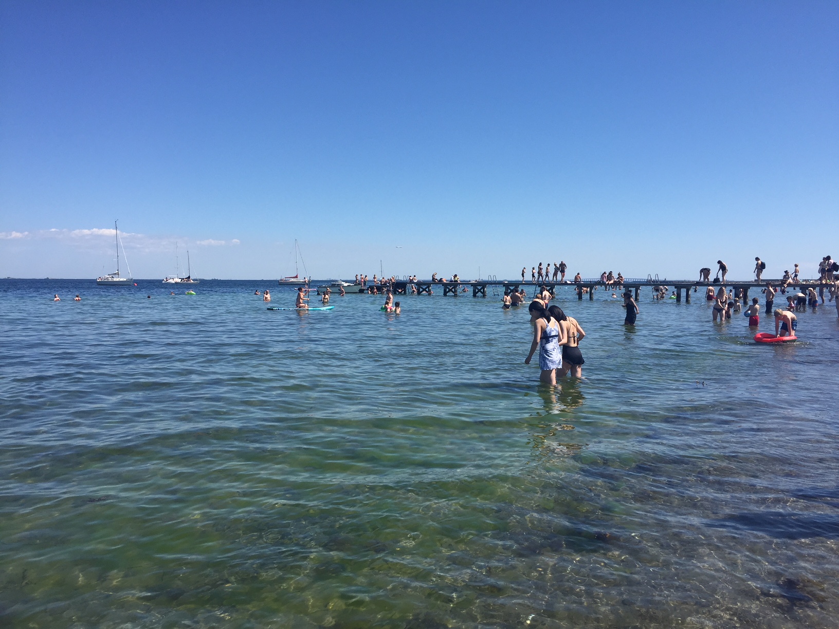 Visiting the Beach in Copenhagen