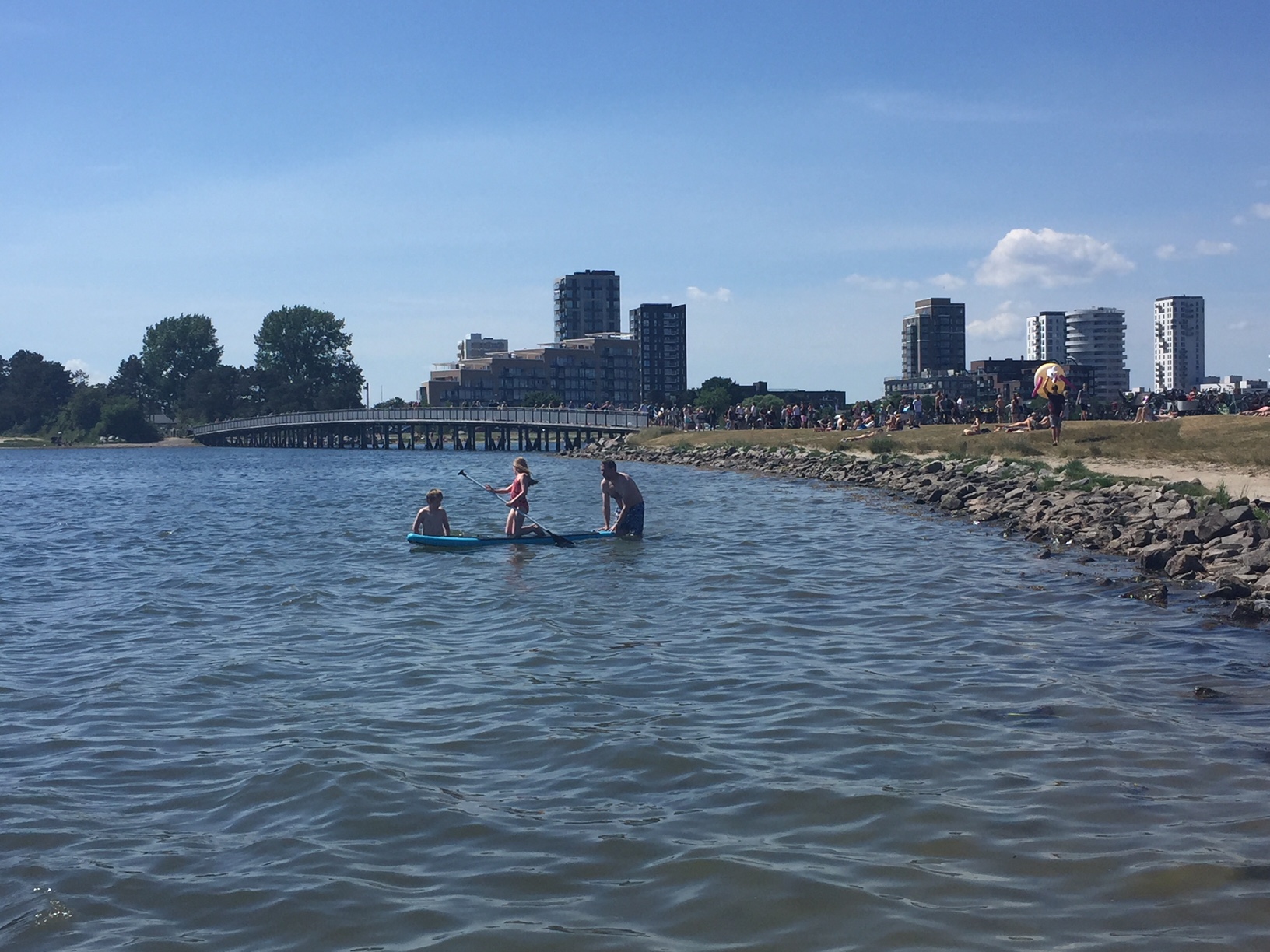 Visiting the Beach in Copenhagen